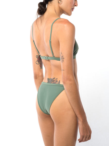 Assia Bikini Top in Olive